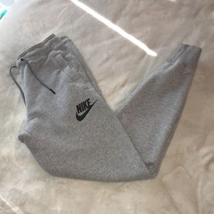 Grey Nike sweatpant joggers